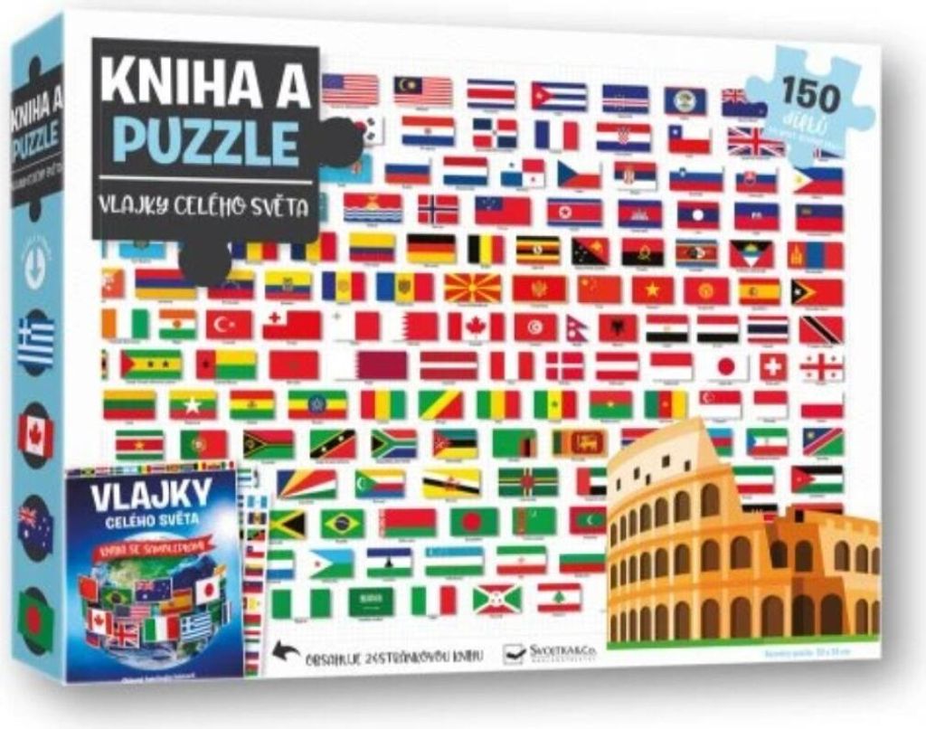 Svojtka & Co. Buch und Puzzle: Flaggen der Welt