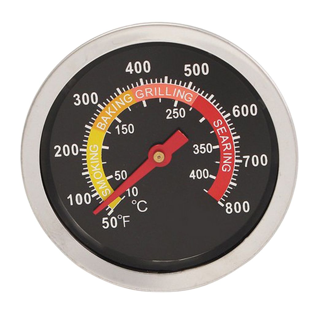 Edelstahl BBQ Bratenthermometer Ofenthermometer Grill Thermometer 10-400°C 
