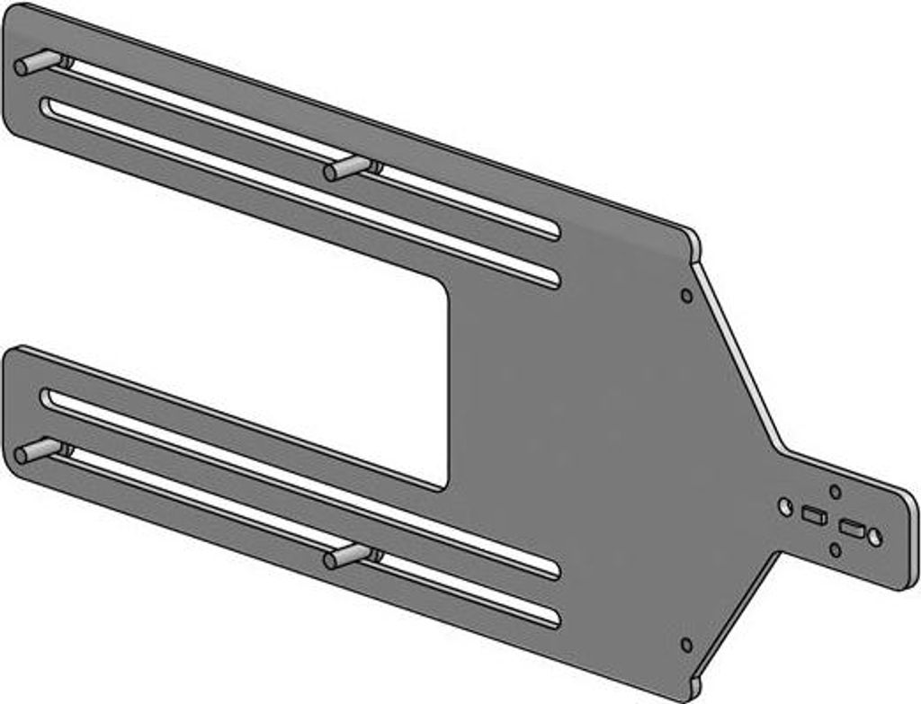 Ergonomic Solutions Kiosk straight bracket, SPK511