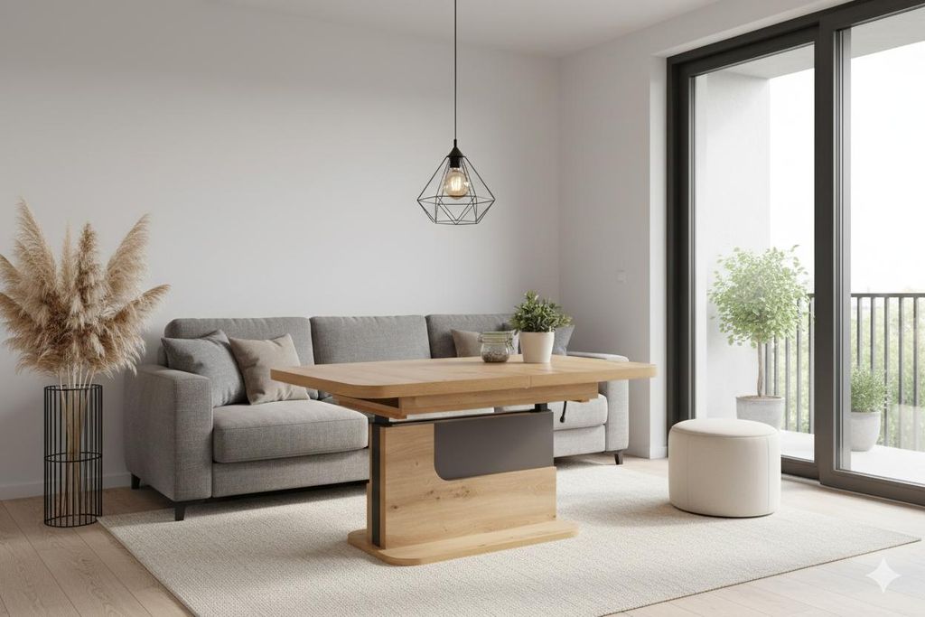 Couchtisch mit Funktion, Sofatisch Herbert