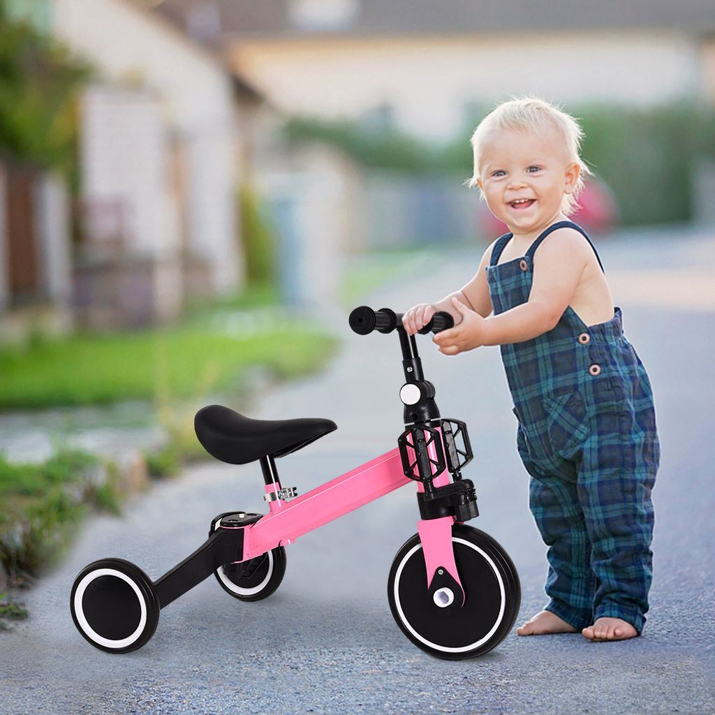 2 in 1 Kinder Laufrad Balance Fahrrad,Kinderlaufrad,Dreirad Produktbild 4