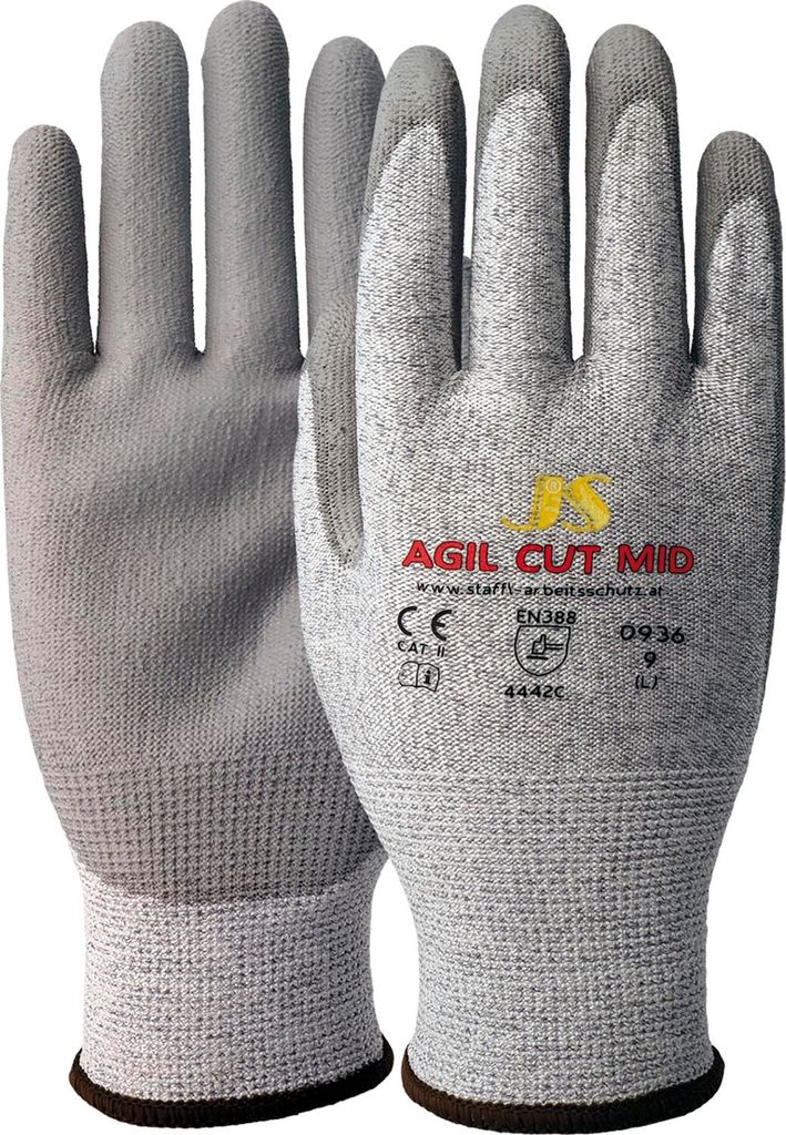 STAFFL Schnitt-Schutzhandschuh AgilCut Mid Arbeitshandschuh Größe 11 | 12 Paar