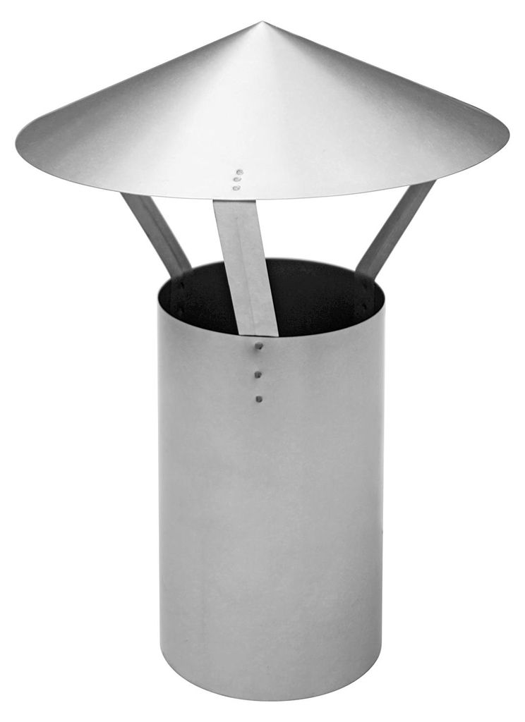 Raik Basic Regenhaube FAL 120mm EW für Rauchrohr / Ofenrohr Produktbild 