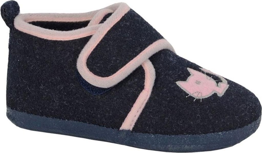 Sleepers - "Kit" Hausschuhe für Kinder DF4621 (27 EU) (Dunkles Marineblau)
