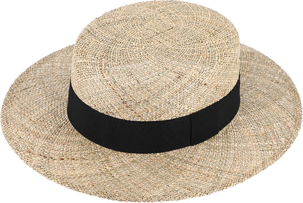 Fiebig Strohhut Kreissäge Seegras mit Ripsband Natur Gr. 55 Produktbild 