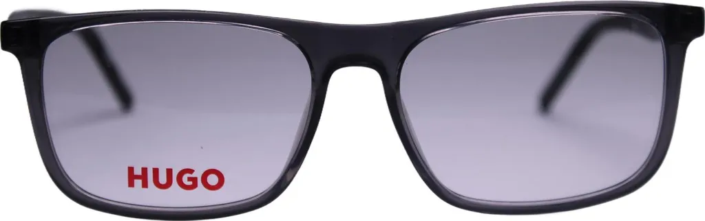 Monture HUGO HG1307 KB7 pour un Look Professionnel Gris Transparent