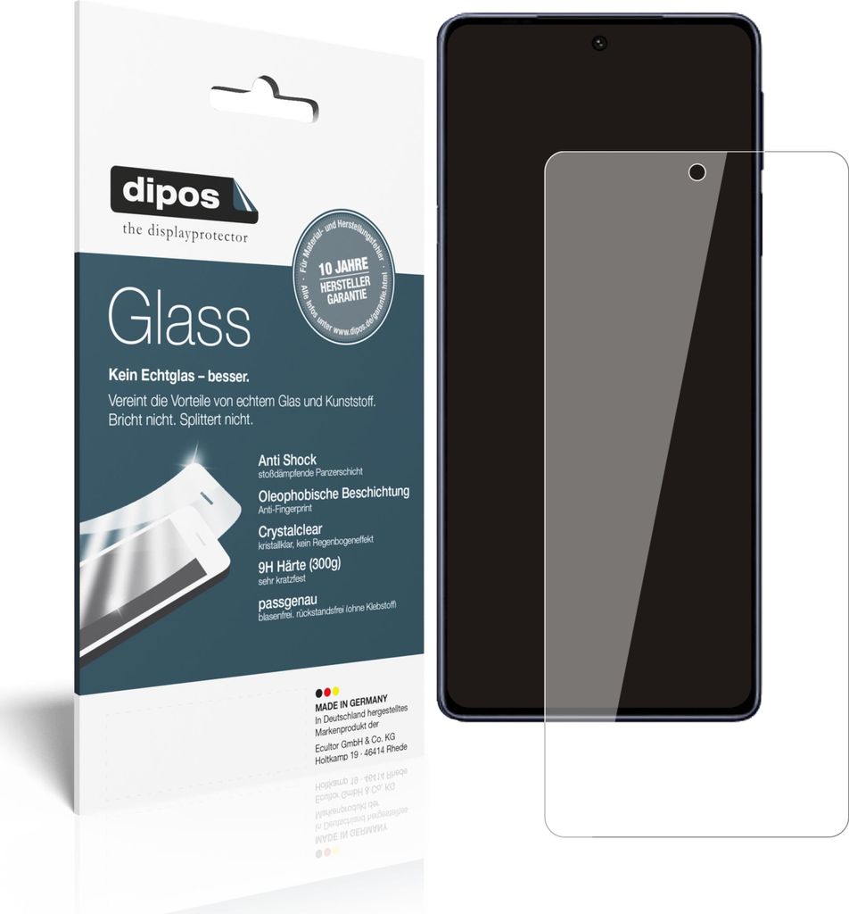 2x Schutzfolie für Motorola Edge X30 - Anti-Shock 9H Folie dipos Glass Kunststoffglas