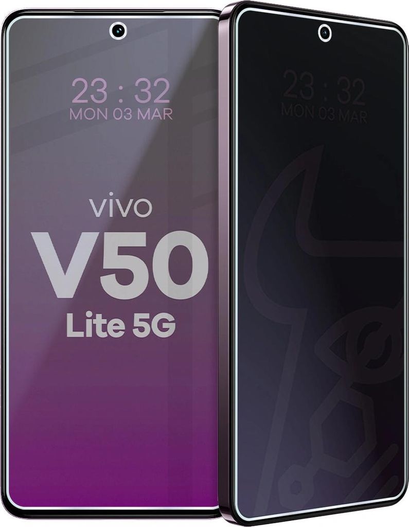 Hybridglas mit Privatschutzfilter für Vivo V50 Lite 5G, Produktbild 
