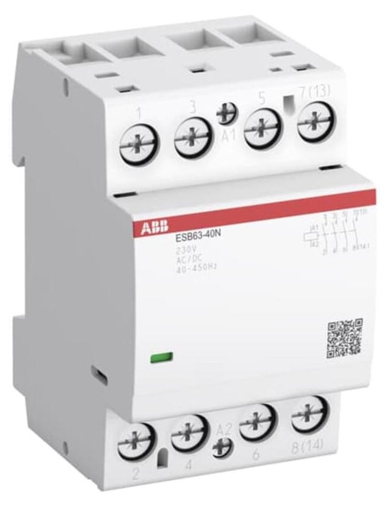 ESB63-40N-01, Schütz, Weiß, IP20, AC/DC, 54 mm, 65 mm