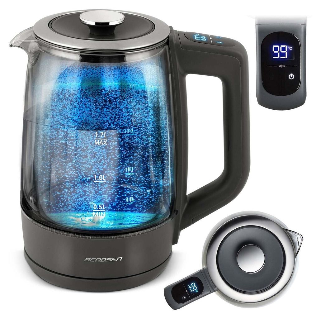 Skleněná rychlovarná konvice Berdsen BD-711 1,7 l Obrázek produktu 