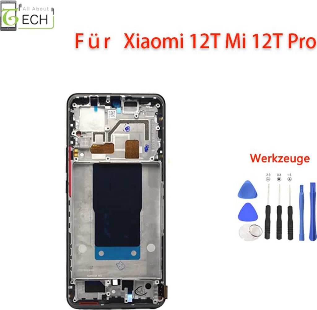 Original Xiaomi Mi 12T / Mi 12T Pro 5G 6,67 LCD Display mit Produktbild 