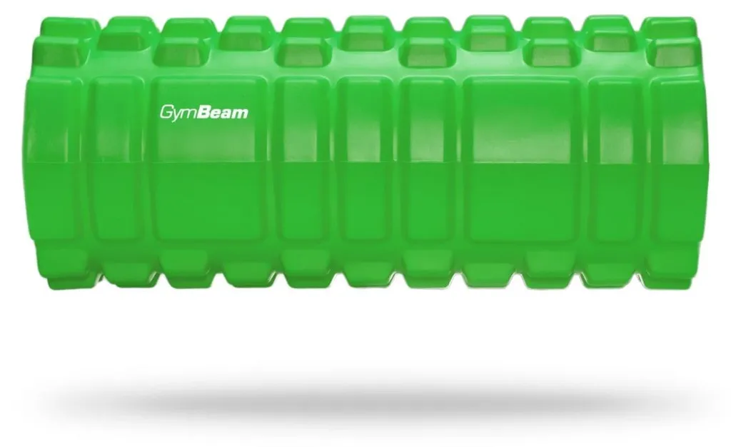 Rouleau d'exercice GymBeam Vert Texturé Haute Densité Anti-Choc