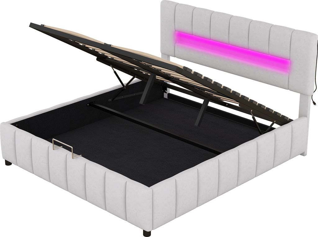 Flieks Čalouněná postel 180x200 cm s lamelovým roštem, Obrázek produktu 6