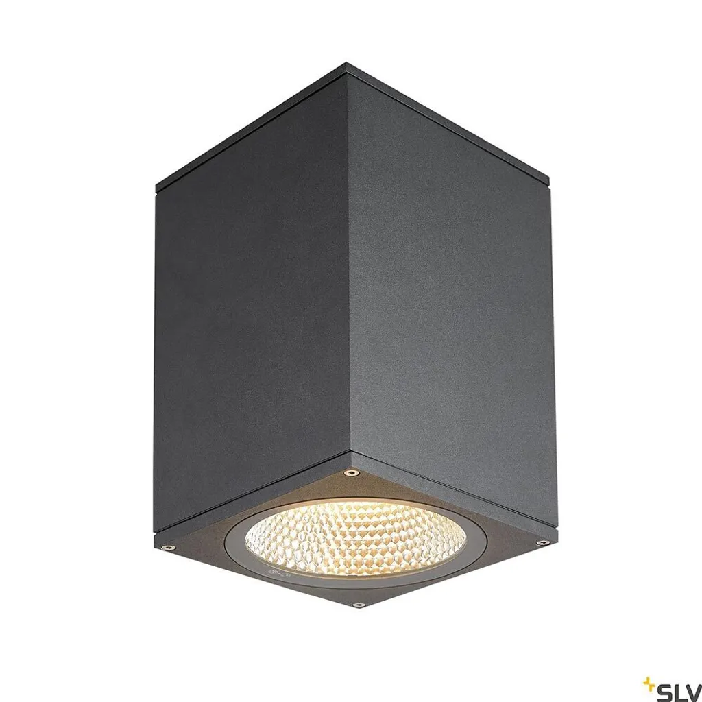 Plafonnier Extérieur LED Carré SLV Enola Square Anthracite Variable CCT - 7