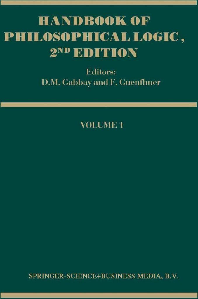 Handbook of Philosophical Logic
