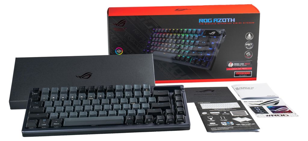 ASUS ROG Azoth - Kabellose Gaming Tastatur mit OLED-Display Produktbild 