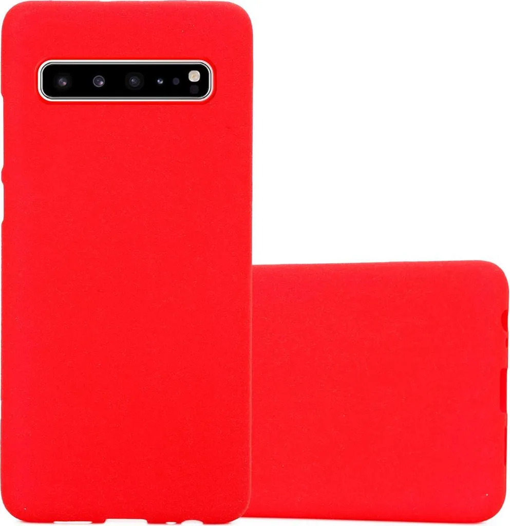Custodia Cadorabo Samsung S10 5G TPU Rosso | Case Anti-Shock