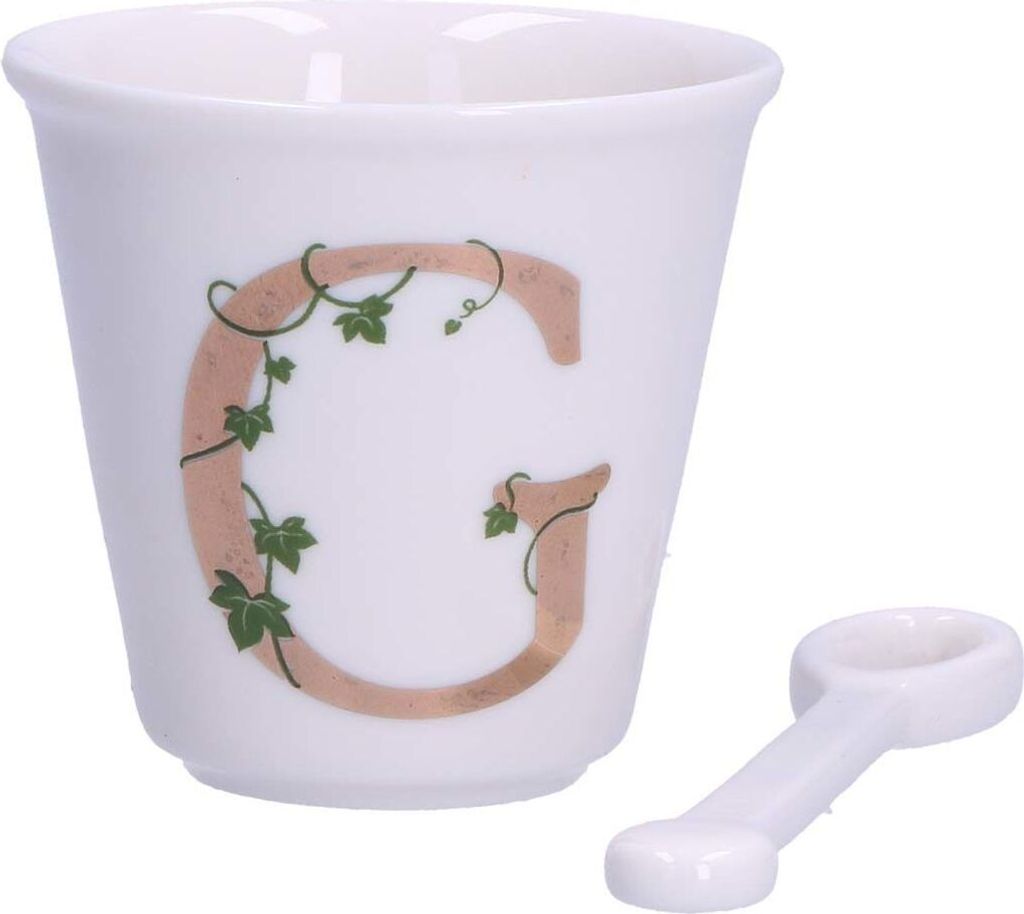 La Porcellana Bianca Tasse mit Löffel 75 ml P00450015G