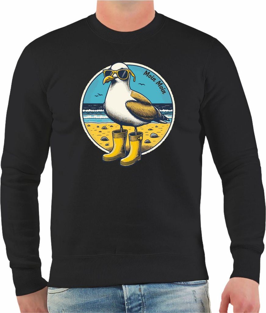 Herren Sweatshirt Moin Moin