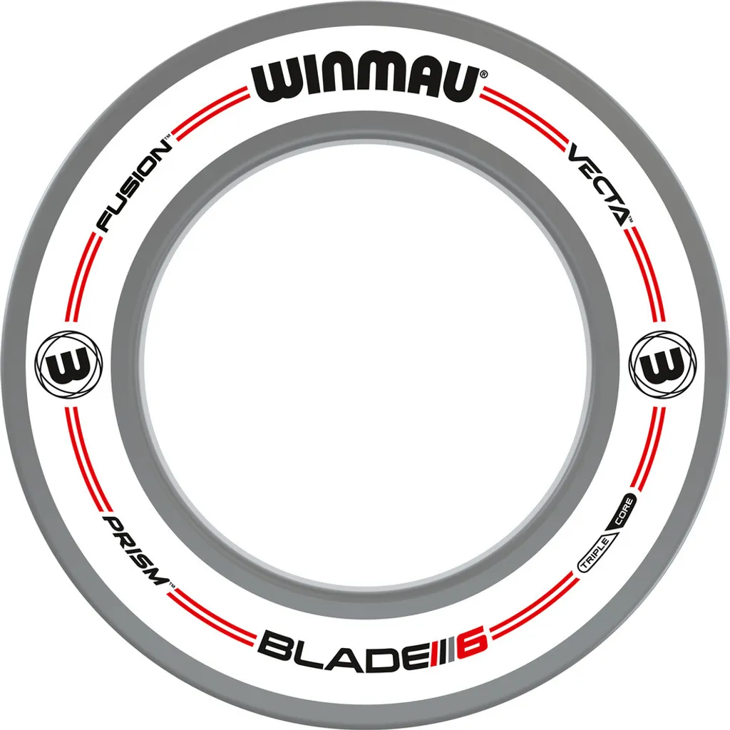 Protection mur fléchettes Winmau Surround Pro-Line blanc 4449 sans trou