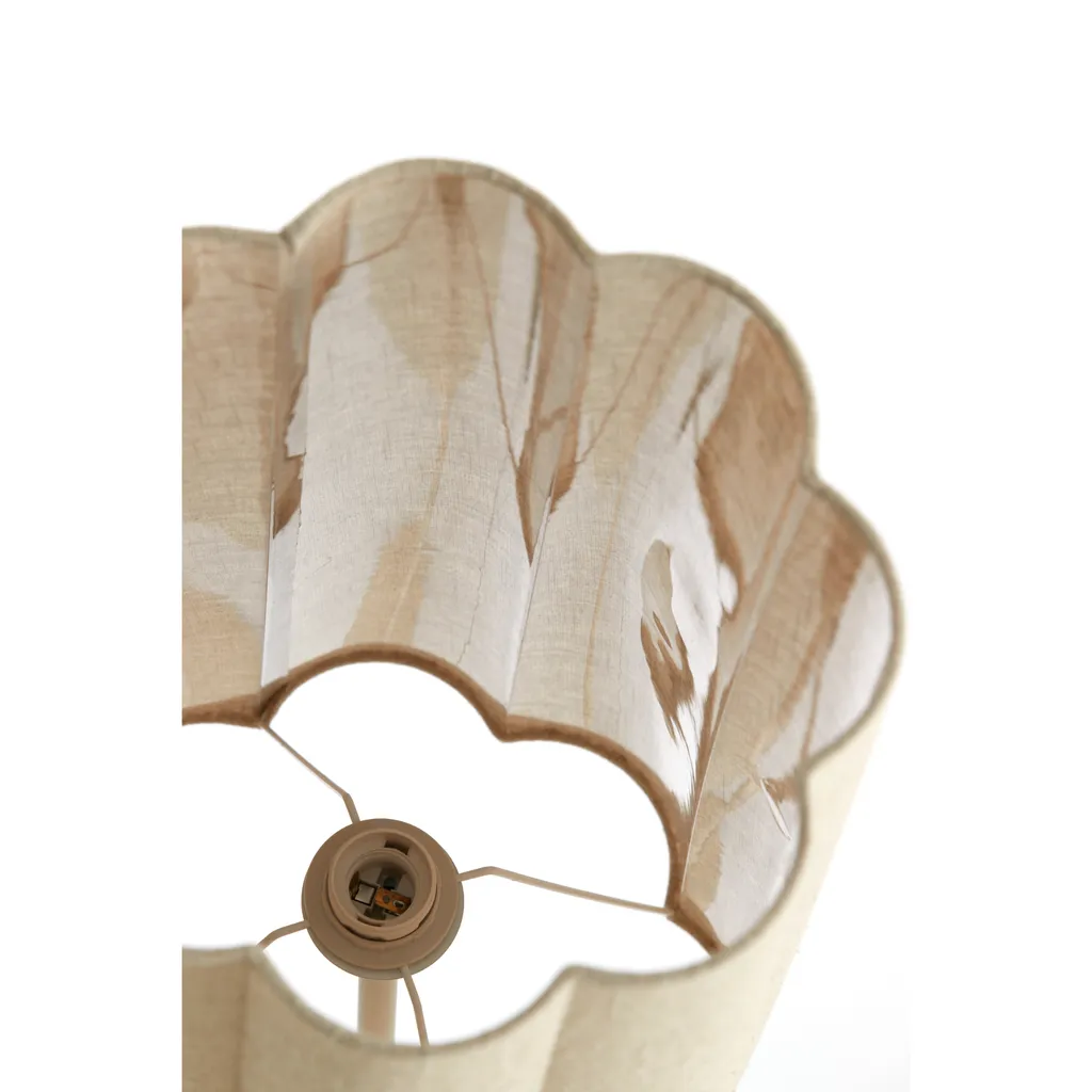 Lampadaire Métal Textile Beige - Solution Éclairage Doux 1884924 - 6
