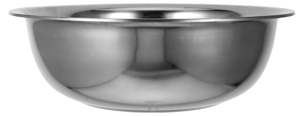 Edelstahl Rührschüssel 32,7 cm Teigschüssel Multifunktional Salatschüssel Küchenmetall Schüssel für Salat Suppe Gemüse