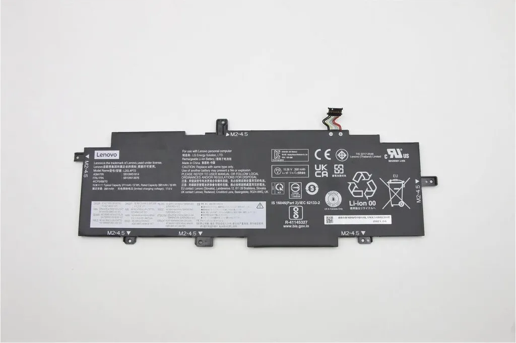 Batterie Interne pour PC Portable Lenovo 57Wh 4 Cellules LGC Originale