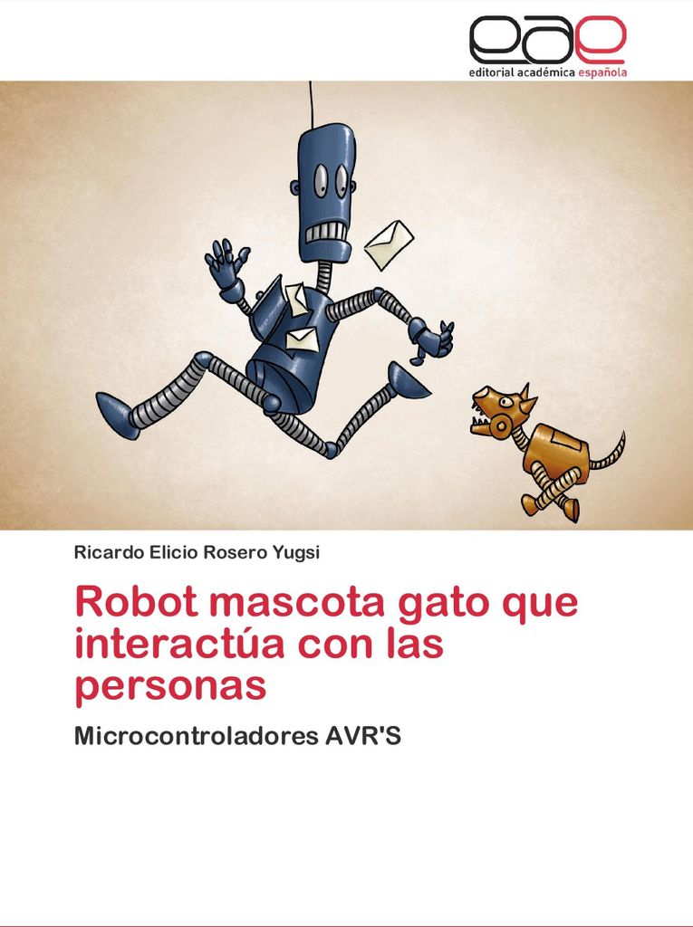 Robot mascota gato que interactúa con las personas