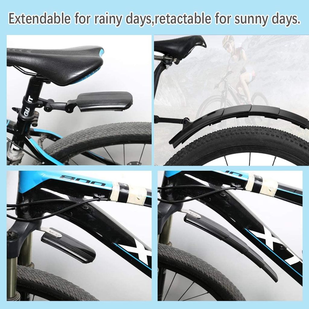 Fahrrad Schutzblech，Einziehbar Bike Kotflügel Set Produktbild 5