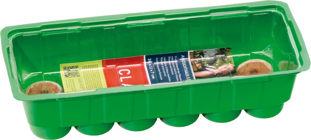 Romberg Anzuchthaus S PLUS COCO mit 12 Kokos-Quelltabletten Image du produit 
