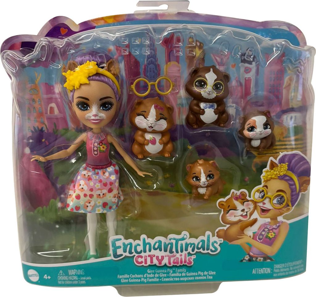 Świnka morska Enchantimals City Tails Glee, lalka z Zdjęcie produktu 
