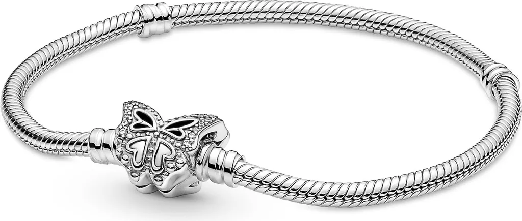 Offerta Bracciale Pandora Farfalla 590782C01 - Misura 17cm Originale - 1
