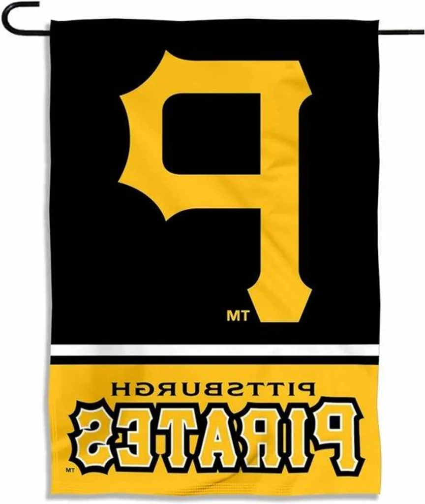 Drapeau Pittsburgh Pirates Double Face 45x31 cm Décoration Extérieure