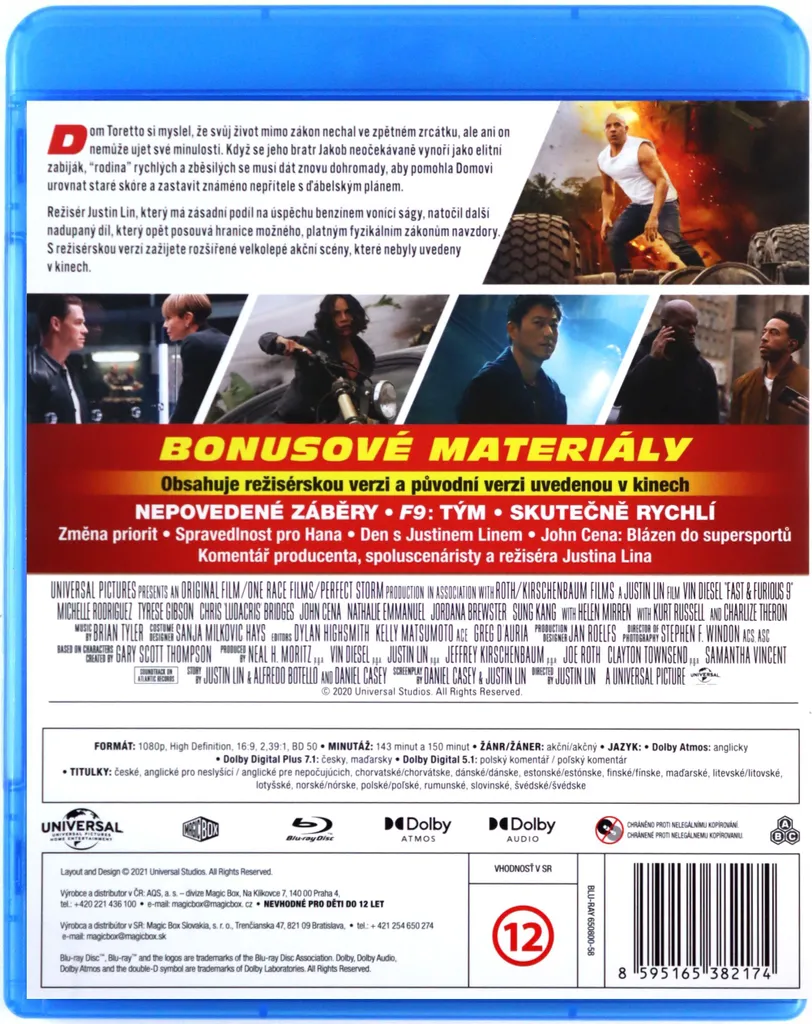 Fast & Furious 9 Blu-ray VO - Retrouvez l'Authenticité du Cinéma