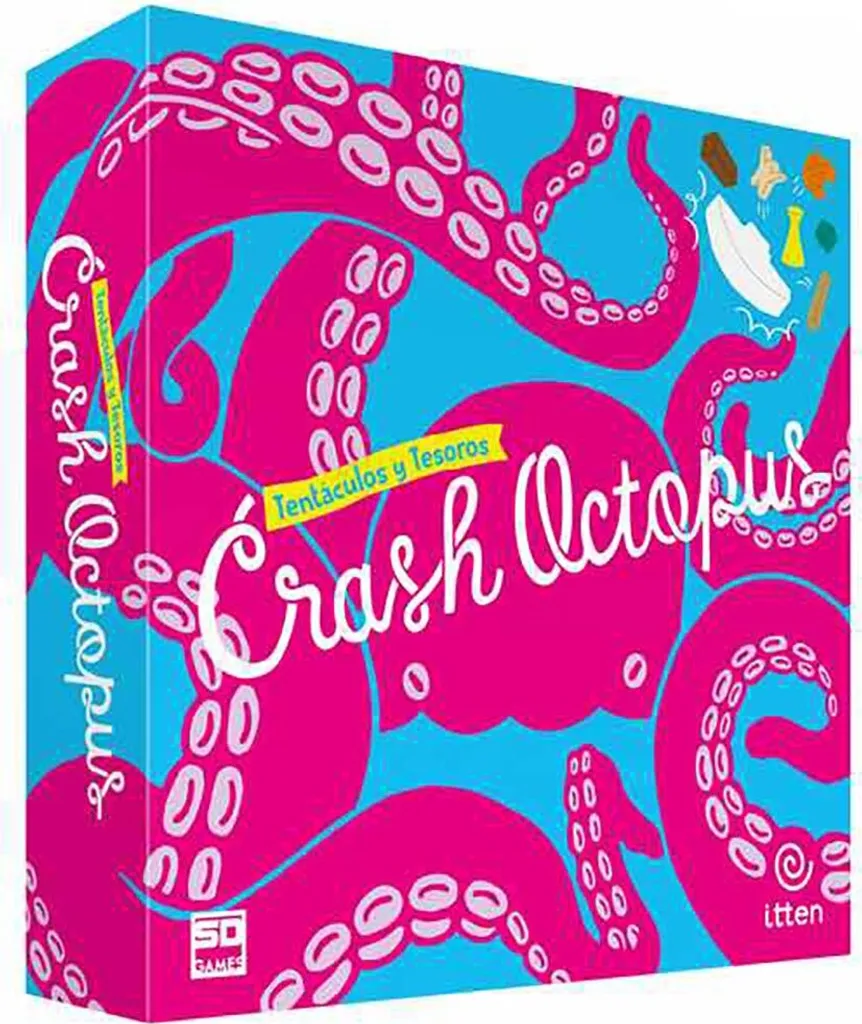 Jeu de Société d'Adresse Crash Octopus Multicolore pour Famille et Amis