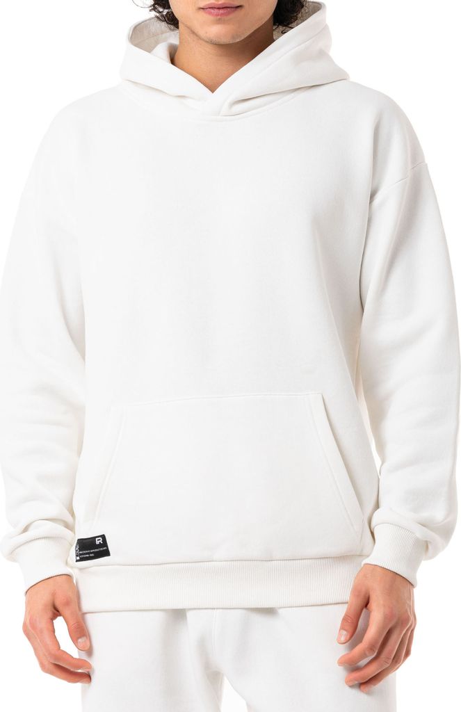 Red Bridge Herren Jogginganzug Sweat Suit Set Hoodie Hose Premium Loose-Fit Ecru S