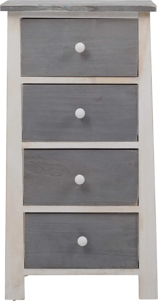 Commode de chambre ou salon 4 tiroirs pour rangement gain de place