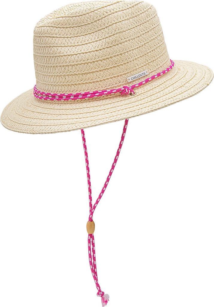 Chillouts knautschbarer Westernhut mit Kinnband, beige, Gr. S/M