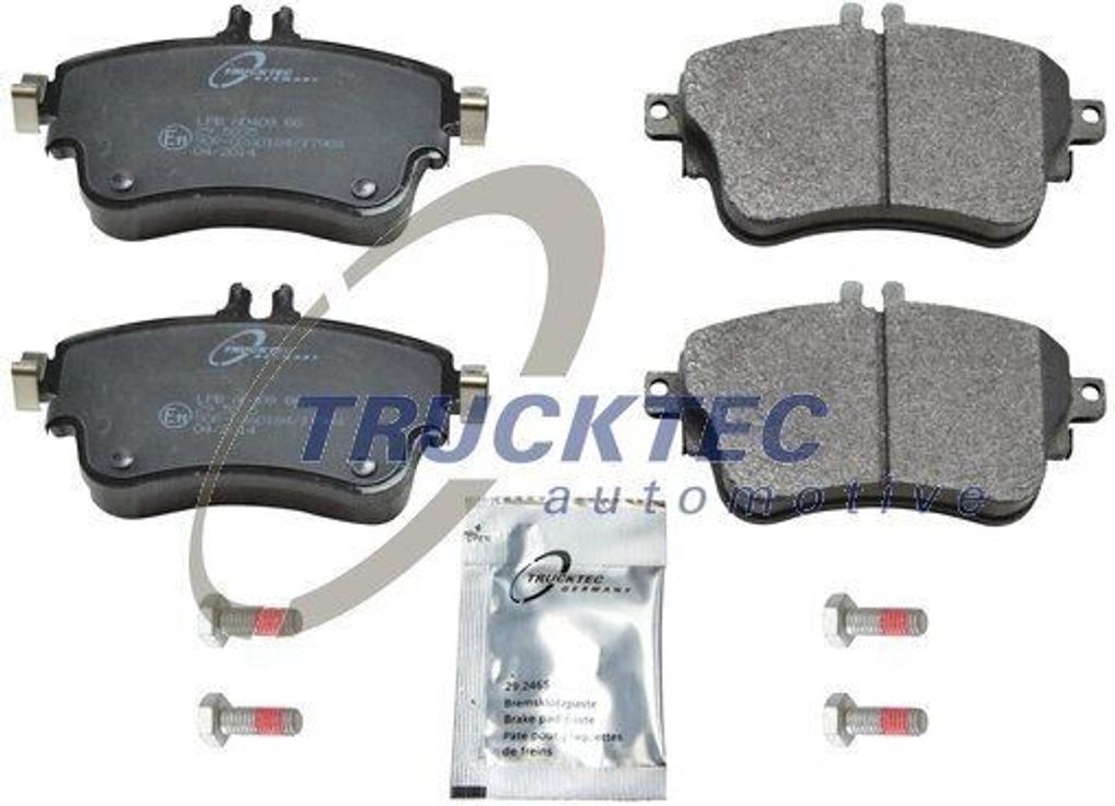 TRUCKTEC AUTOMOTIVE Bremsbeläge Satz Vorne Bremsklötze passend für MERCEDES-BENZ B-Klasse (W246, W242) 02.35.431