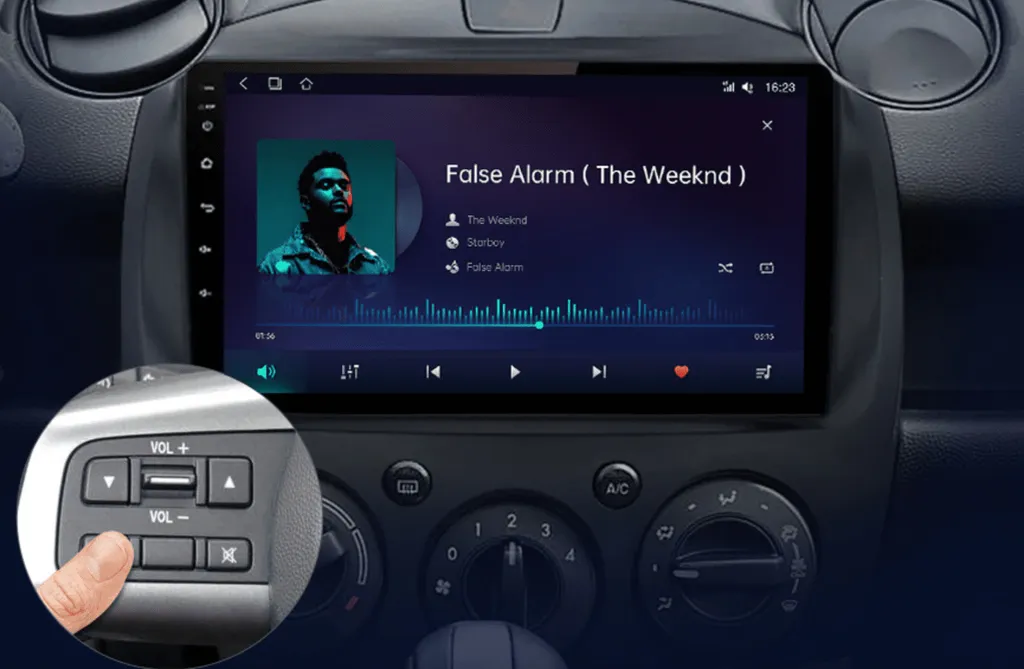 Junsun 9" Autoradio Android Mazda 2 2007-2014 GPS Bluetooth - 4