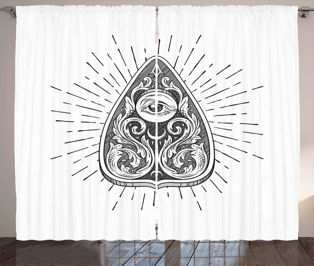 Tenda Camera da Letto ABAKUHAUS Ouija - Design Antracite 280x175