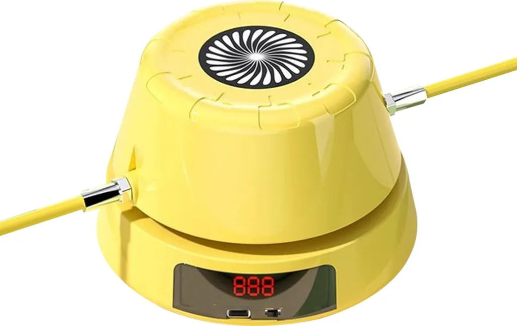 Machine à sauter à corde électrique 10 vitesses avec télécommande sans fil - 4