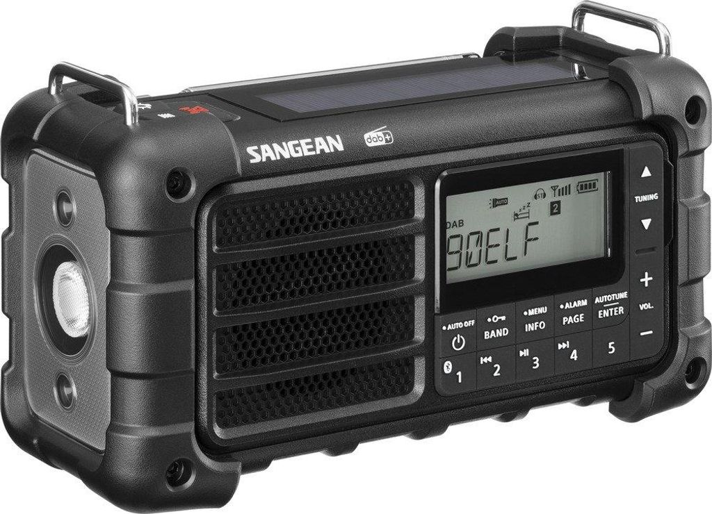Sangean MMR-99, radio DAB , para emergencias, con manivela Imagen del producto 