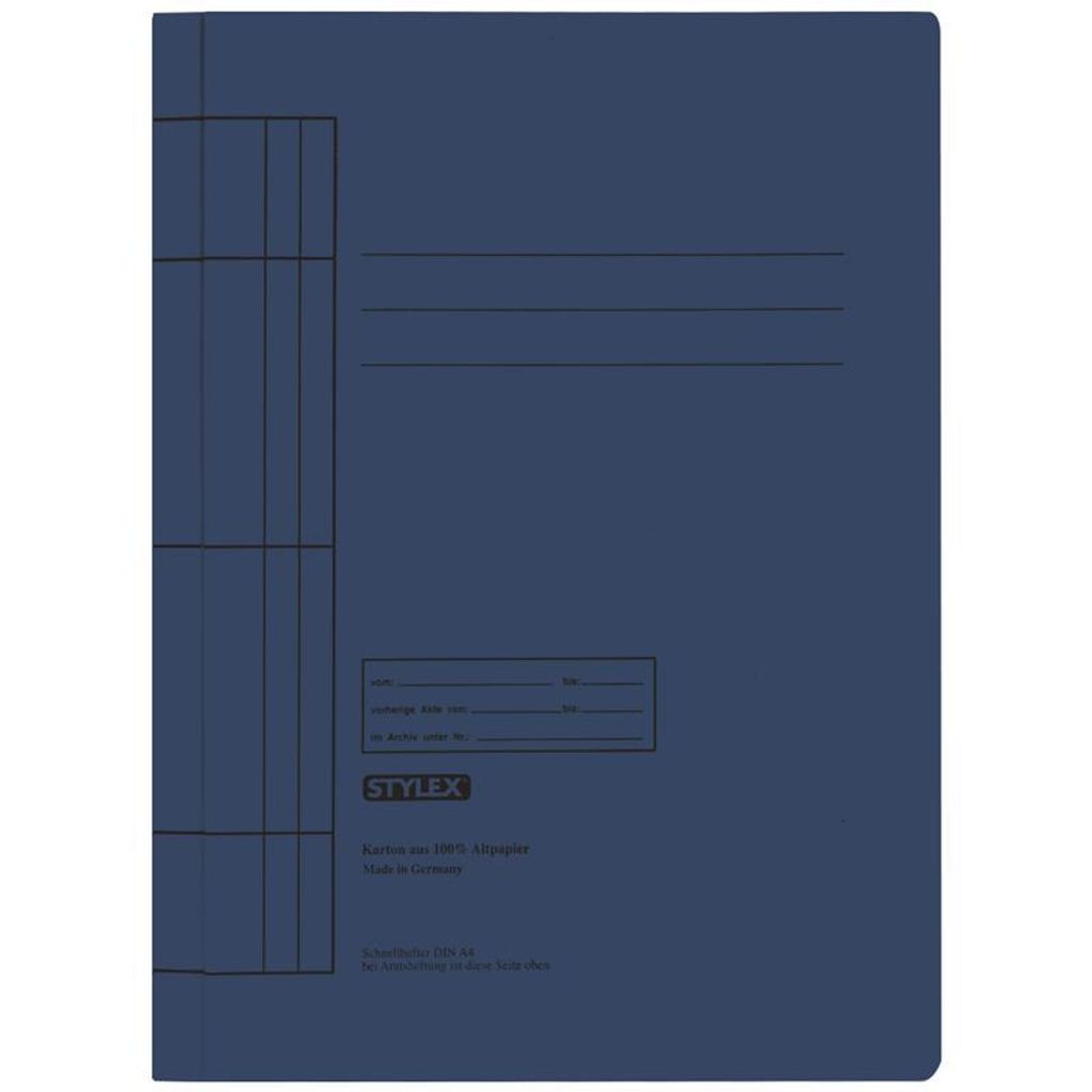 Stylex Schnellhefter, Manila Karton, blau