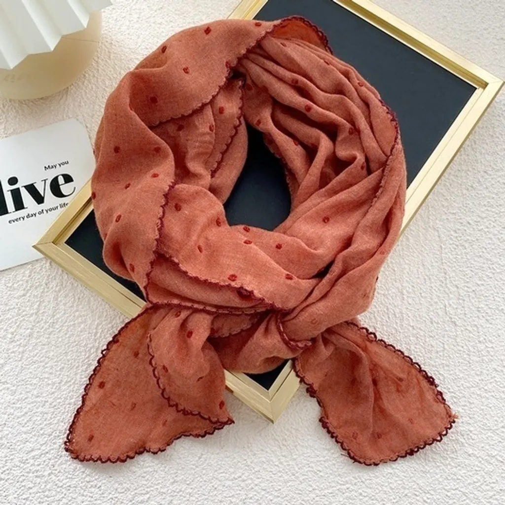 Foulard Dots Arancione KP12127: Offerta Esclusiva Elegante