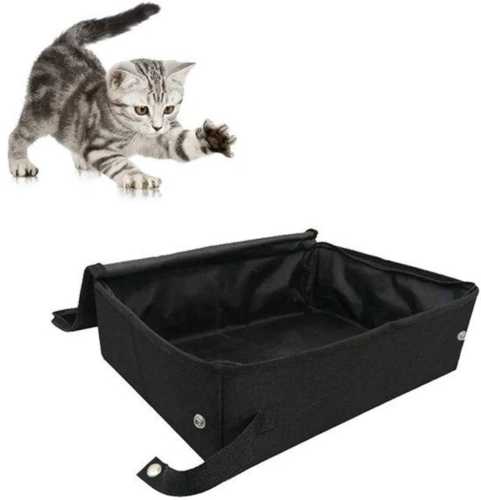 Sac de transport chat pour voyage et vétérinaire - Format Voyage Noir