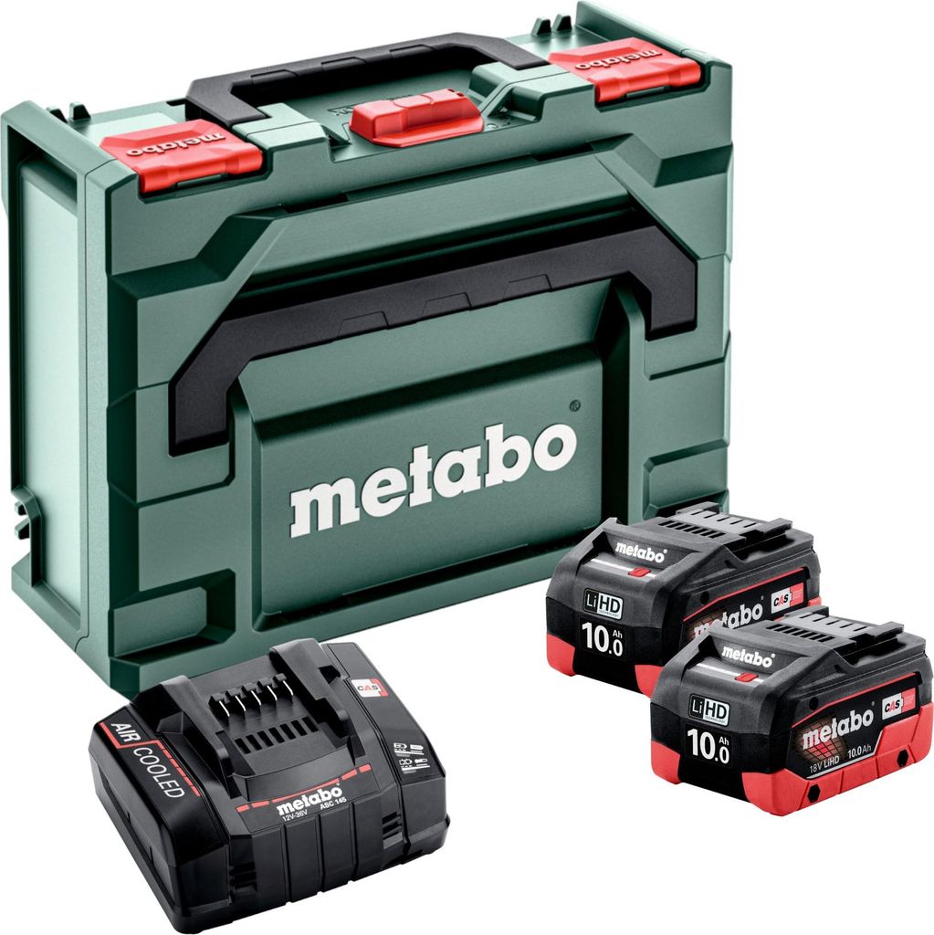 Kit de base Metabo - 2x Batteries LiHD 18 V 10,0 Ah Image du produit 