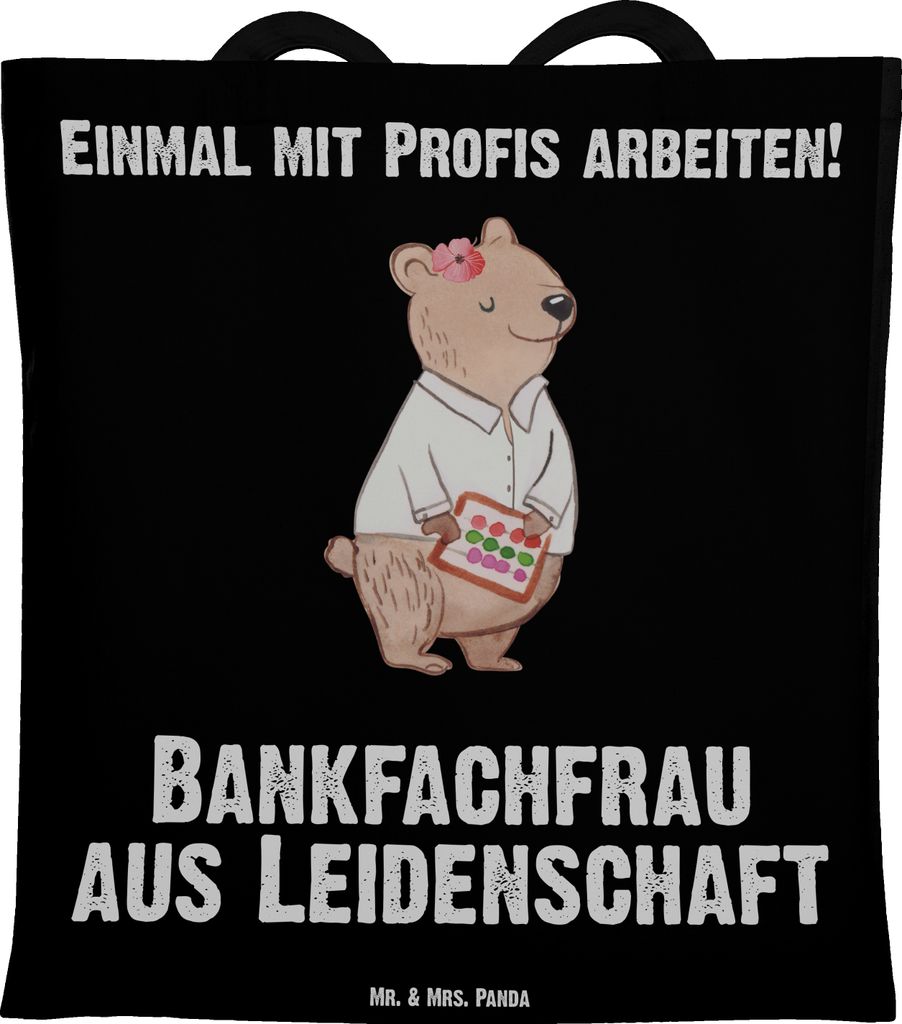 Mr. & Mrs. Panda Shopping Tasche Bankfachfrau Leidenschaft Produktbild 