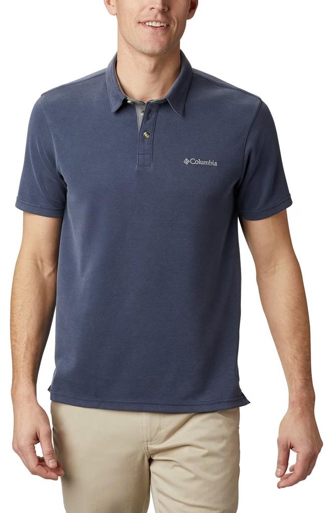 Columbia - "Nelson Point" Poloshirt für Herren PP9995 (M) (Dunkles Marineblau)