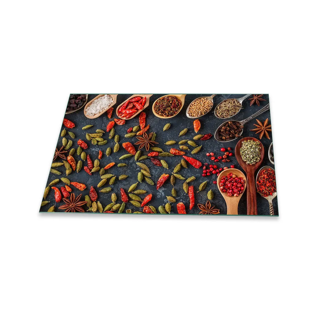Copri Piano Cottura Vetro 80x52 cm - Protezione Induzione Spezie